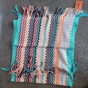 Missoni ! Logo Wool Blend Scarf